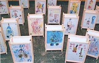 '幼稚園児が作ったMini行灯