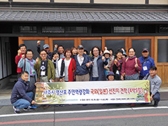 昨年のまちなかを歩く日