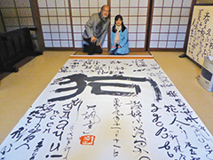 昨年のまちなかを歩く日