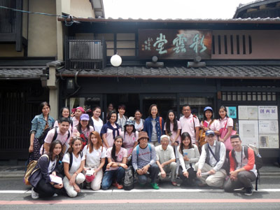 写真7 チュラロンコン大学(タイ)が姉小路で研修